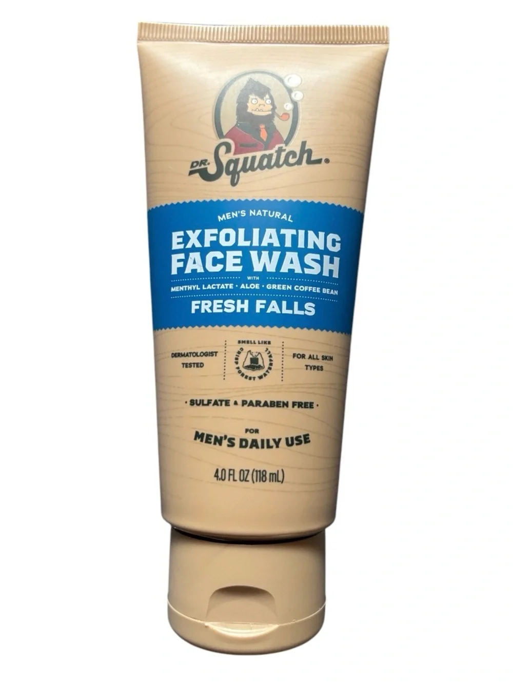 Dr. Squatch BUNDLE | Beard Oil & Cologne Glacial Falls Face Wash Fresh Falls 2